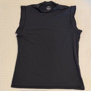 SKIMS Mock Neck Sleeveless Tank Top - Black